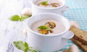 Суп из белых грибов из свежих, сушеных и замороженных грибов